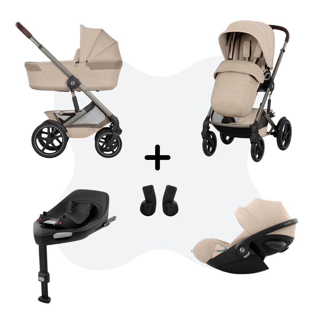 Cybex Talos S Lux Travelsystem 4 in 1 Almond Beige Cloud G3
