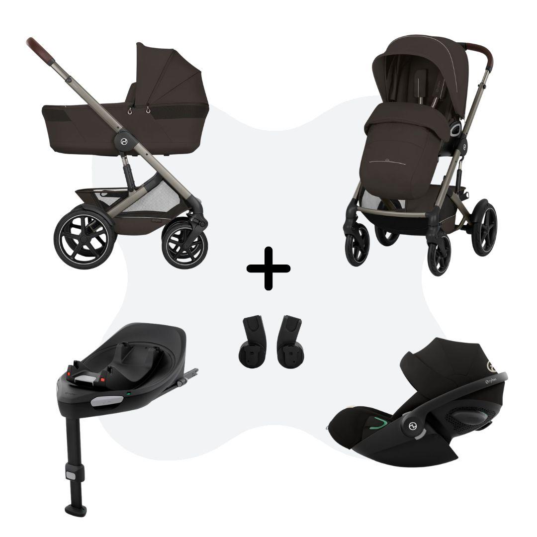 Cybex Talos S Lux Travelsystem 4 in 1 Chocolate Brown Cloud G3