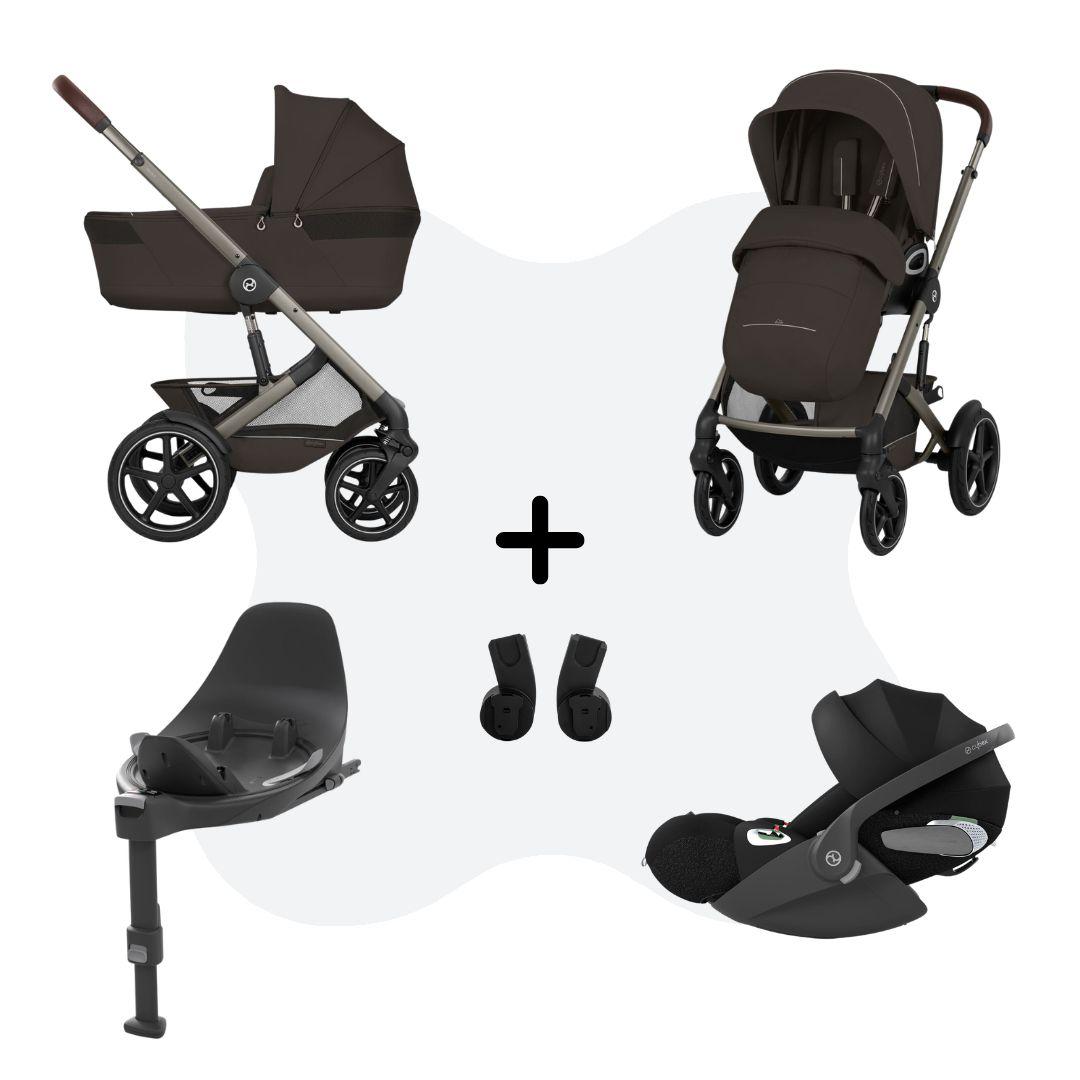Cybex Talos S Lux Travelsystem 4 in 1 Chocolate Brown Cloud T