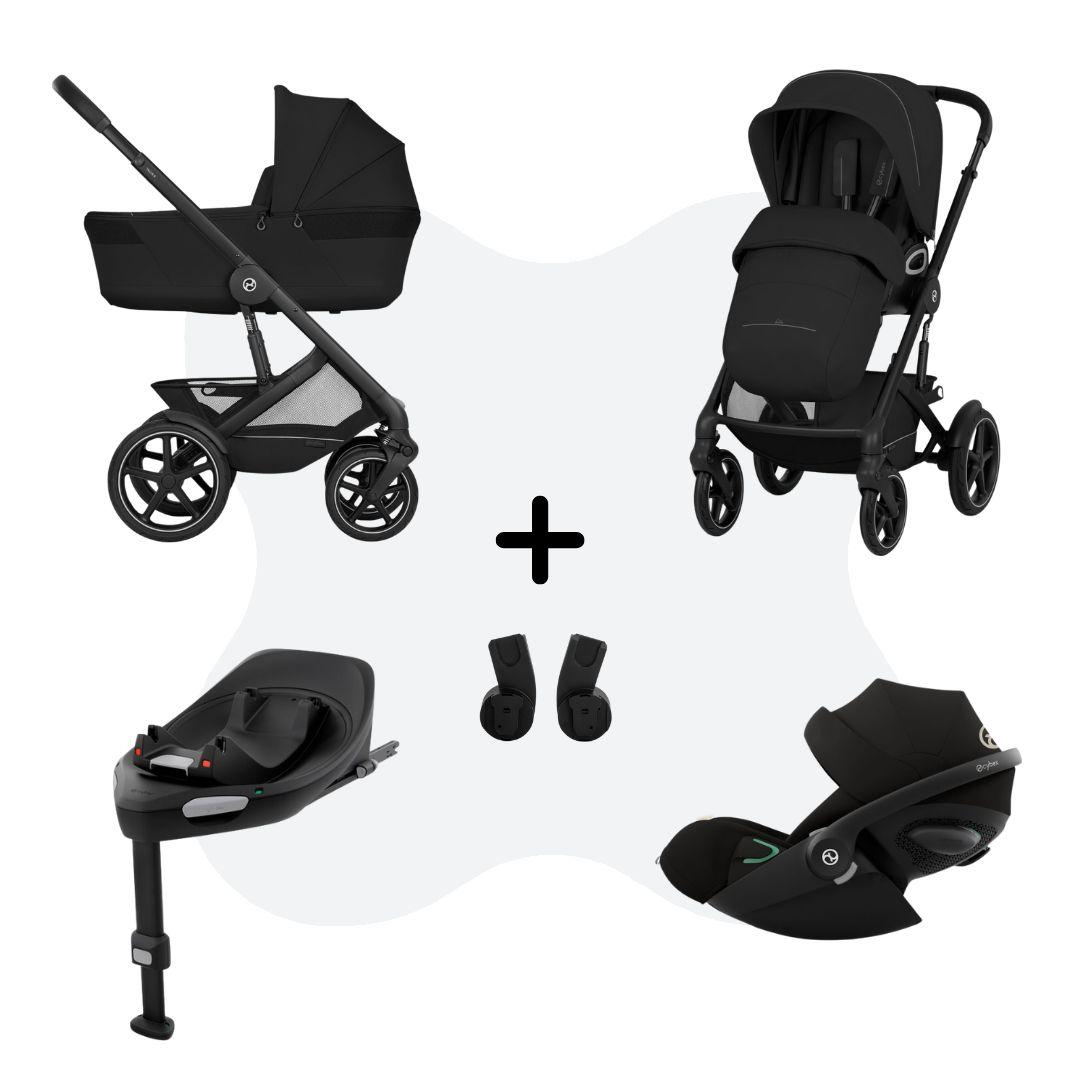 Cybex Talos S Lux Travelsystem 4 in 1 Moon Black Cloud G3