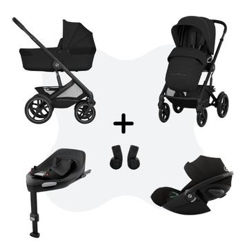 Cybex Talos S Lux Fold Travelsystem 4 in 1 Moon Black Cloud G3