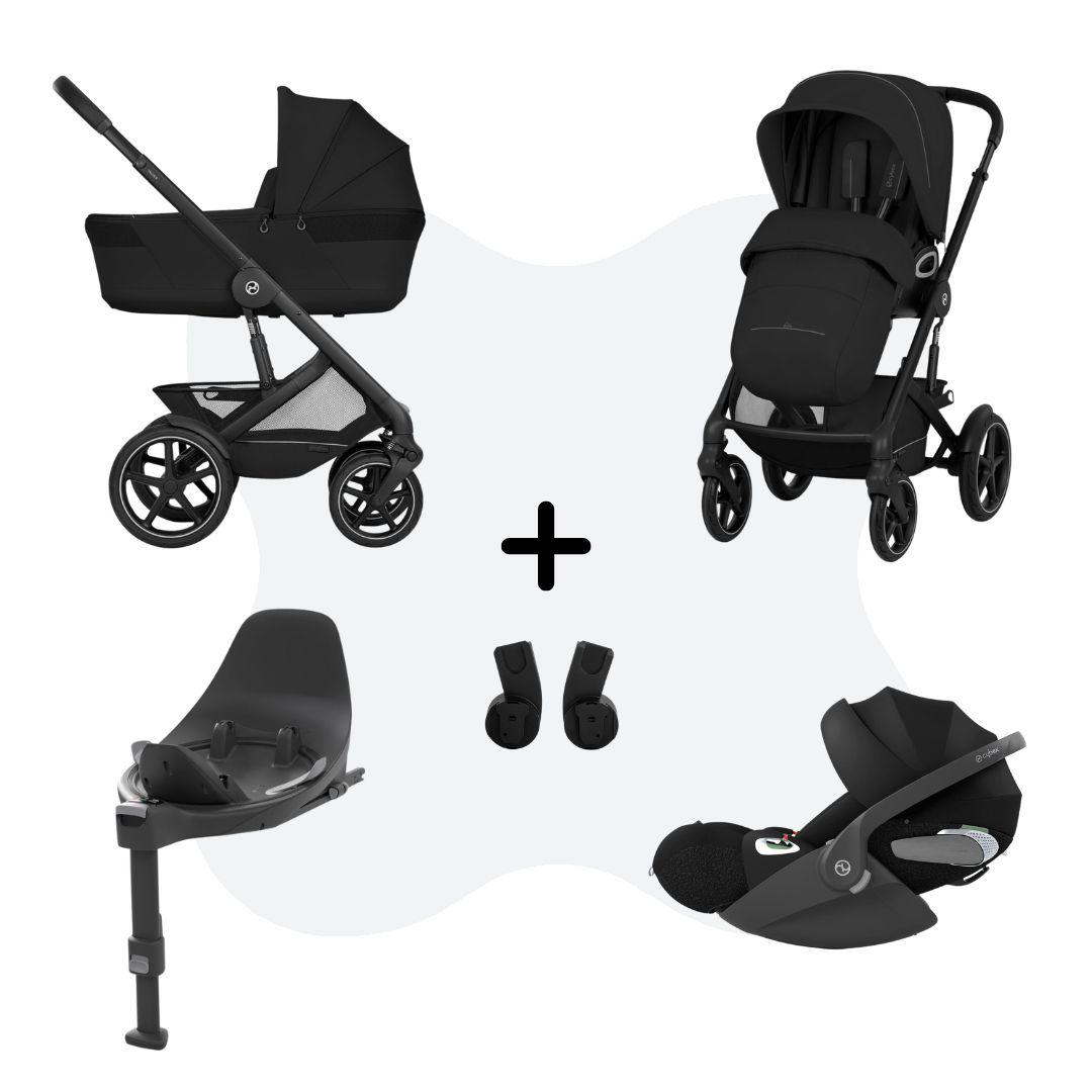 Cybex Talos S Lux Travelsystem 4 in 1 Moon Black Cloud T