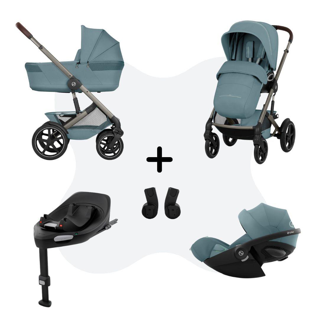 Cybex Talos S Lux Travelsystem 4 in 1 Stormy Blue Cloud G3