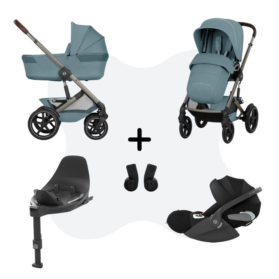 Cybex Talos S Lux Travelsystem 4 in 1 Stormy Blue Cloud T