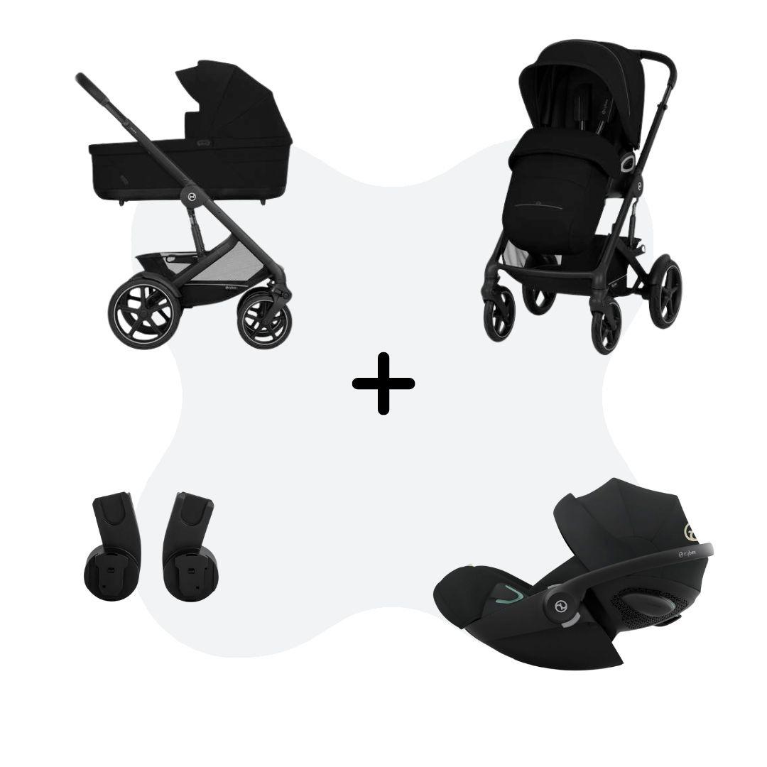 Cybex Talos S Lux 2026 Travelsystem 3in1 Moon Black Cloud G