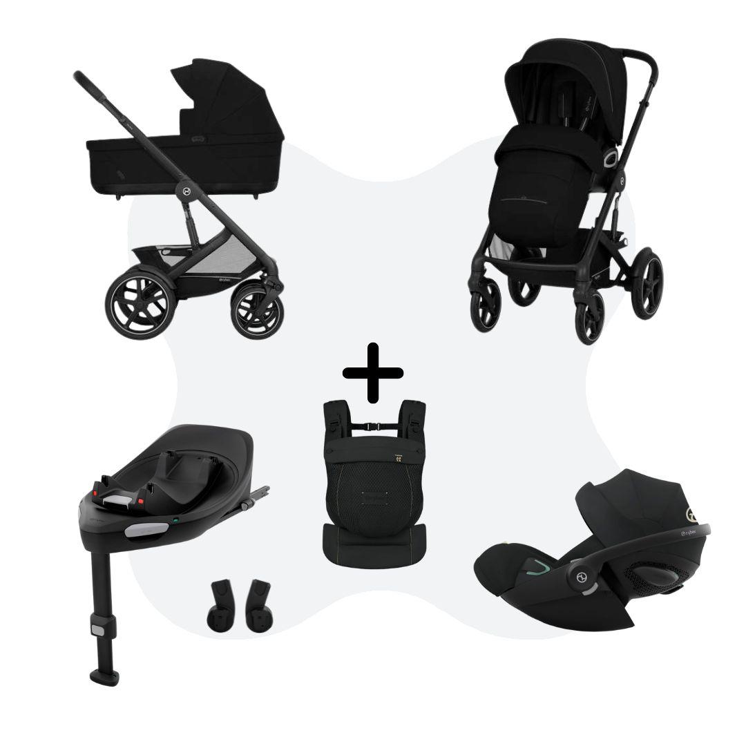 Cybex Talos S Lux 2026 Travelsystem 4in1 incl. Amya - Moon Black Cloud G
