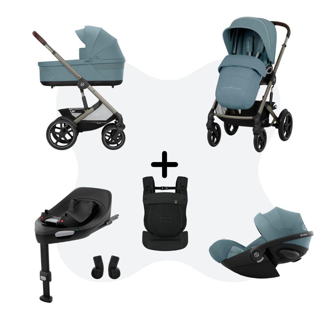 Cybex Talos S Lux 2026 Travelsystem 4in1 incl. Amya - Stormy Blue Cloud G