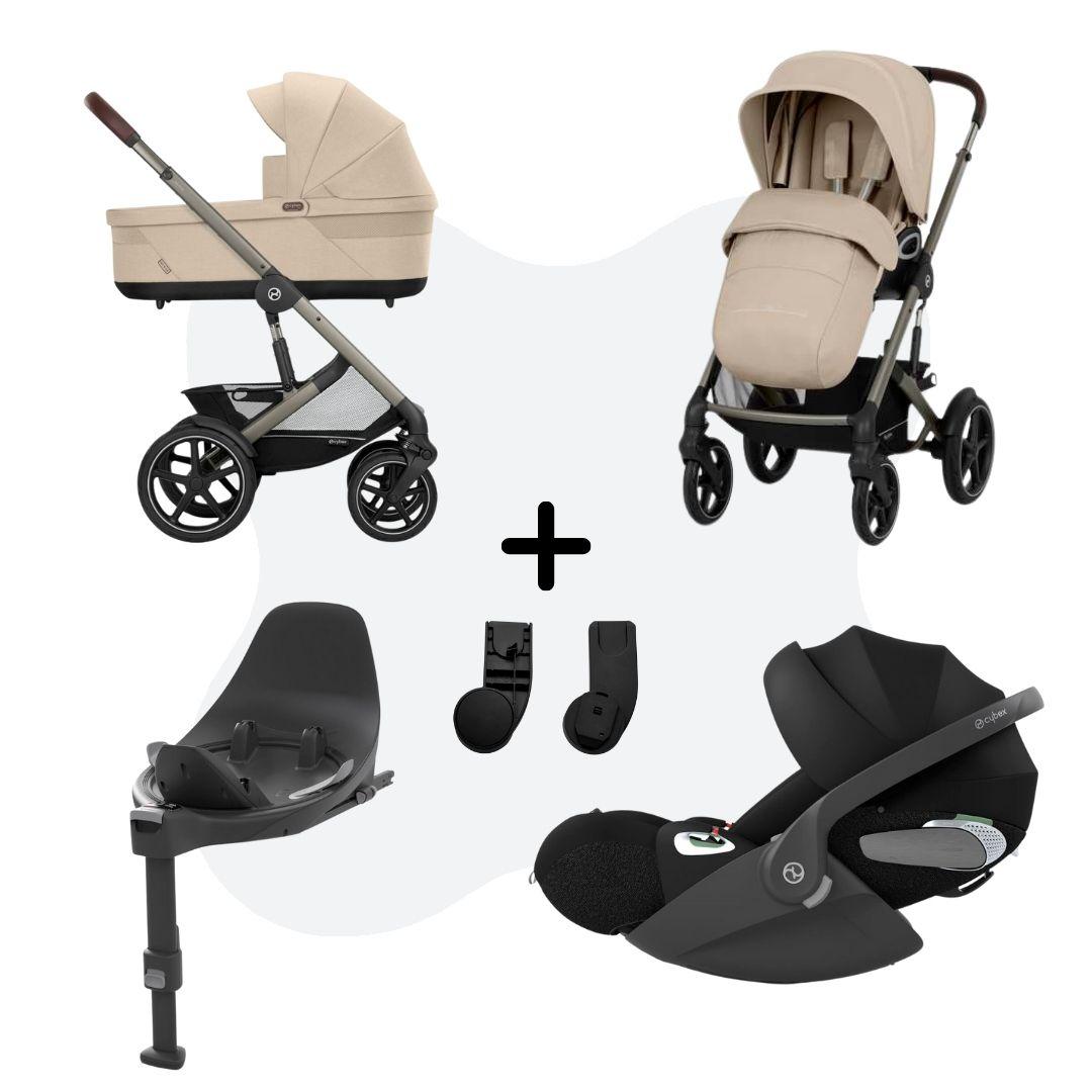Cybex Talos S Lux 3 Travelsystem 4in1 Almond Beige Cloud T