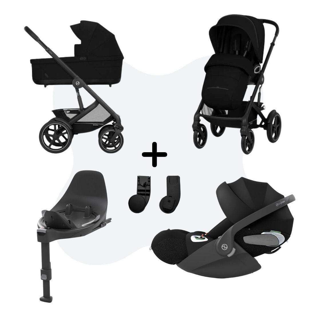 Cybex Talos S Lux 3 Travelsystem 4in1 Moon Black Cloud T