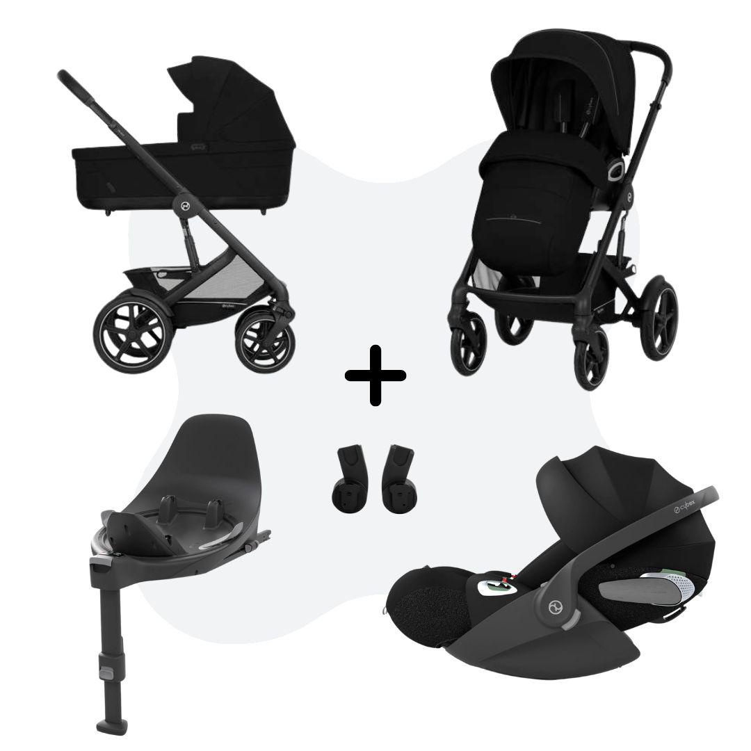 Cybex Talos S Lux 3 Travelsystem 4in1 Moon Black Cloud T