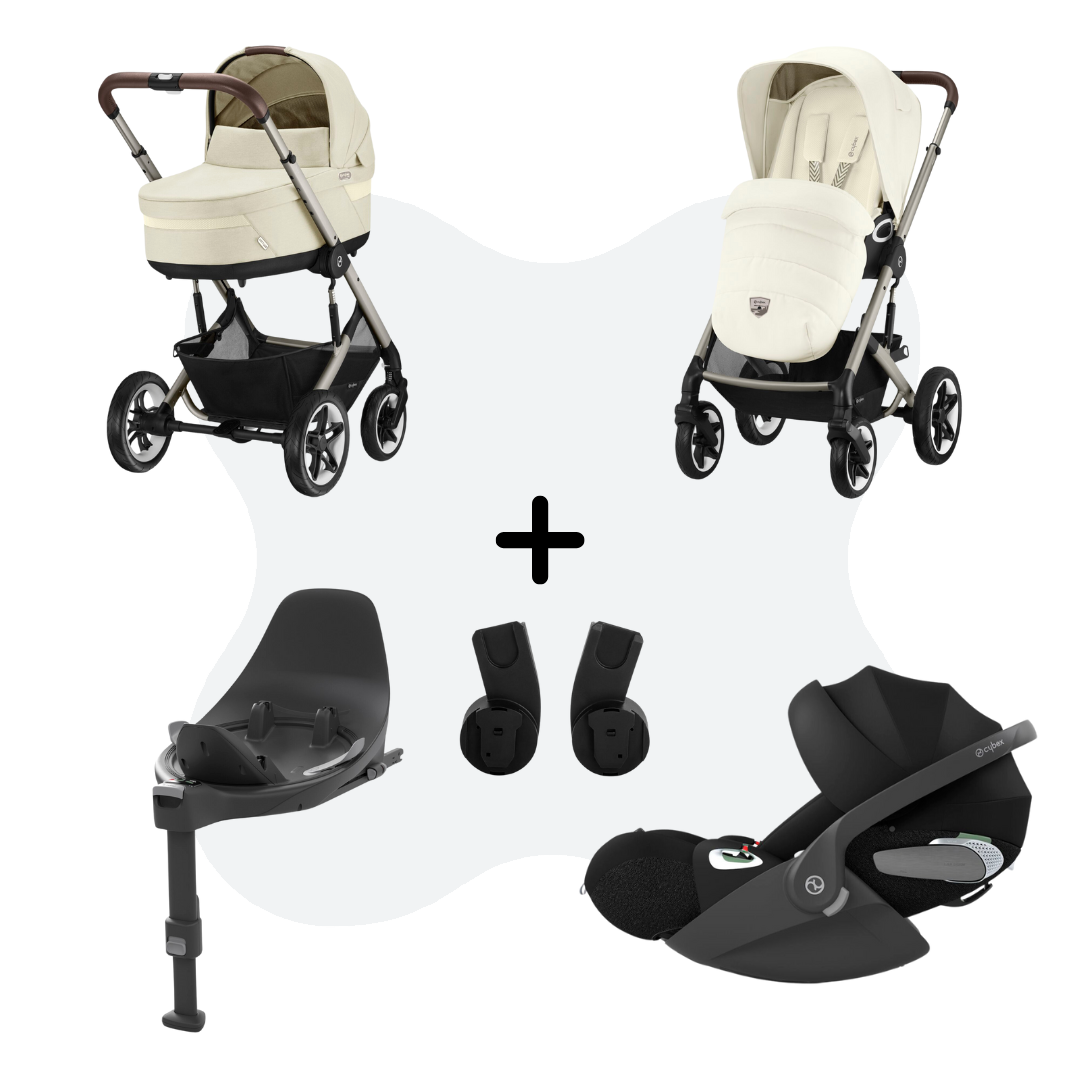 Cybex Talos S Lux Travelsystem 4-in-1 Seashell Beige Cloud T