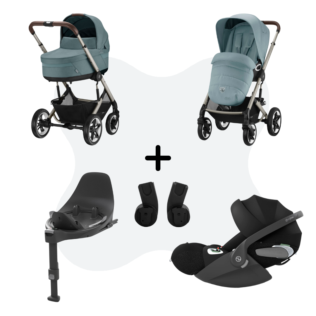 Cybex Talos S Lux Travelsystem 4-in-1 Stormy Blue - Cloud T