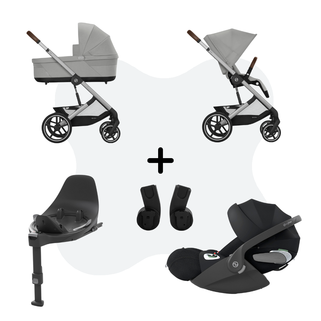 Cybex Balios S Lux 2025 Travelsystem 4in1 Stone Grey Cloud T
