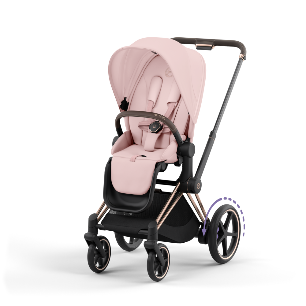 Cybex E-Priam 4 Peach Pink - Rose Gold