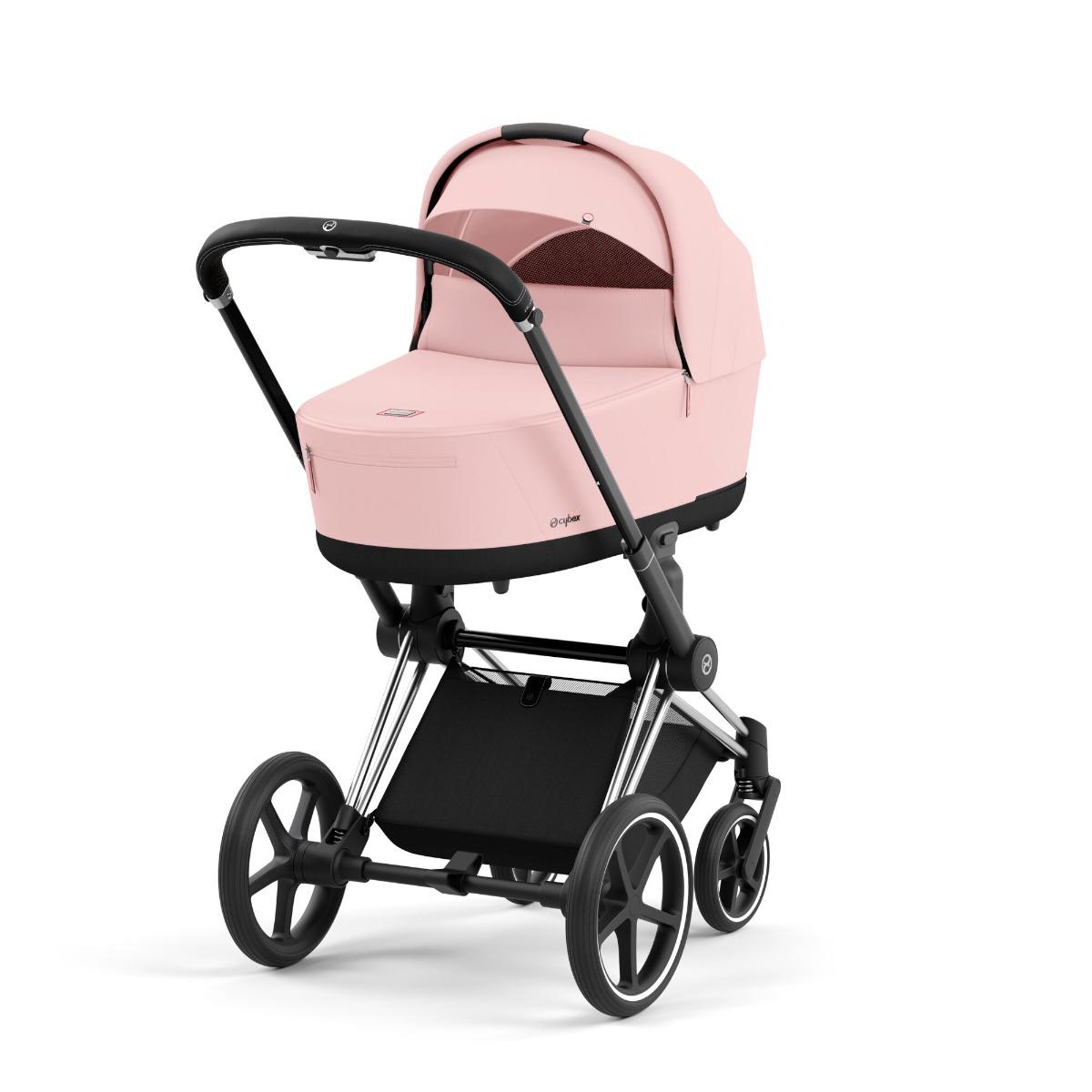 Cybex Priam 4 Peach Pink Chrome Black Complete
