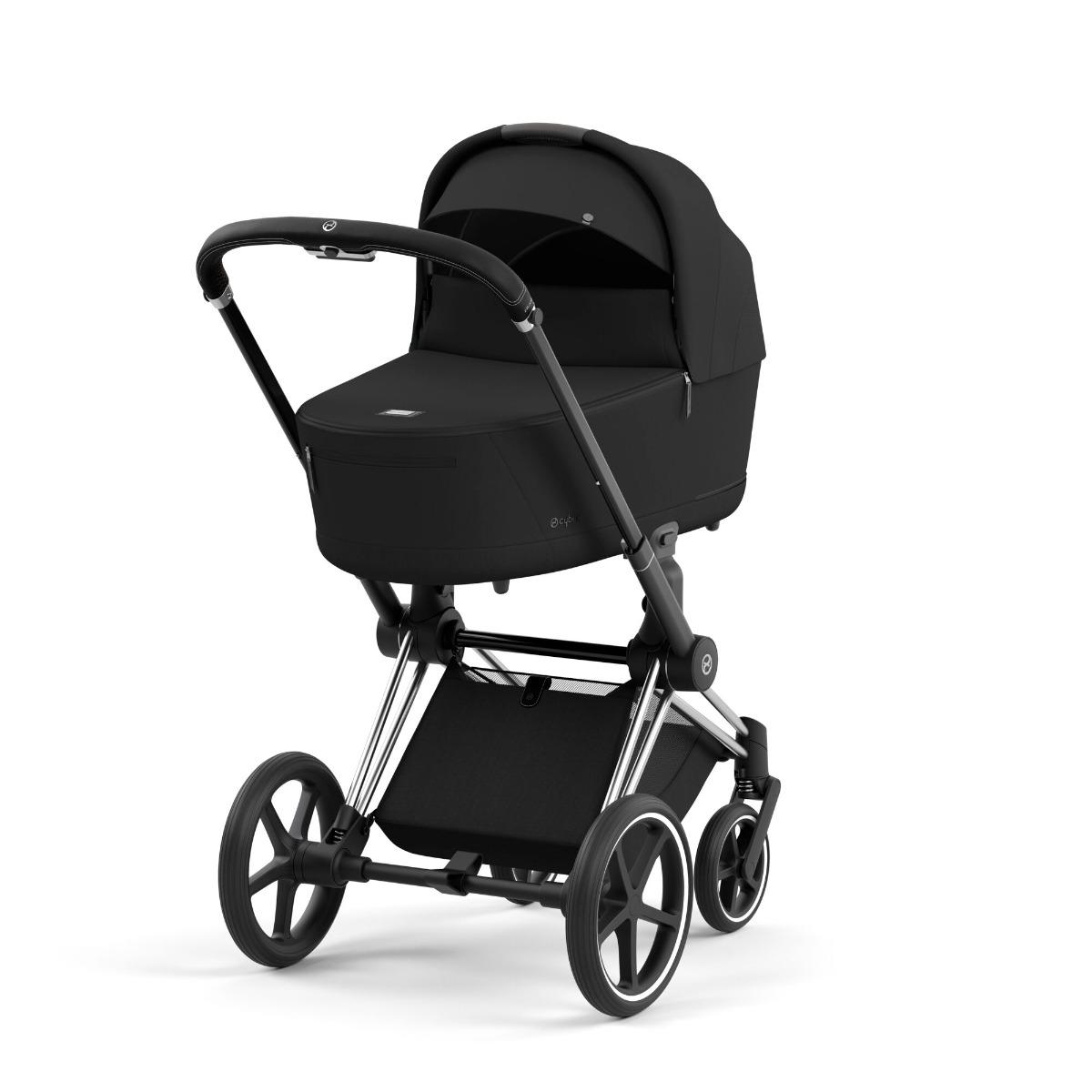 Cybex Priam 4 Sepia Black - Chrome Black Compleet