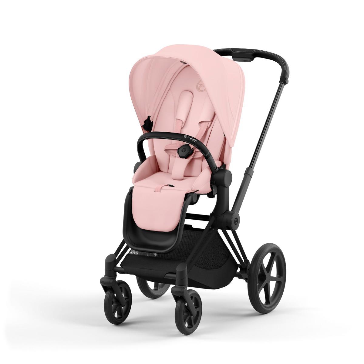 Cybex Priam 4 Peach Pink - Matt Black