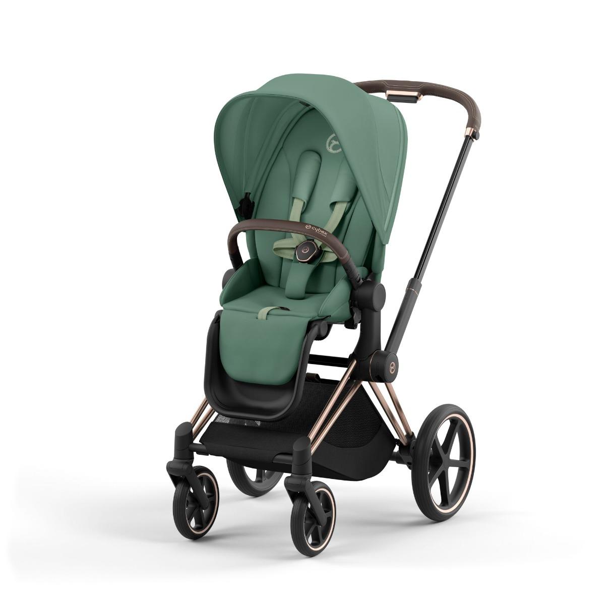 Cybex Priam 4 Leaf Green - Rose Gold