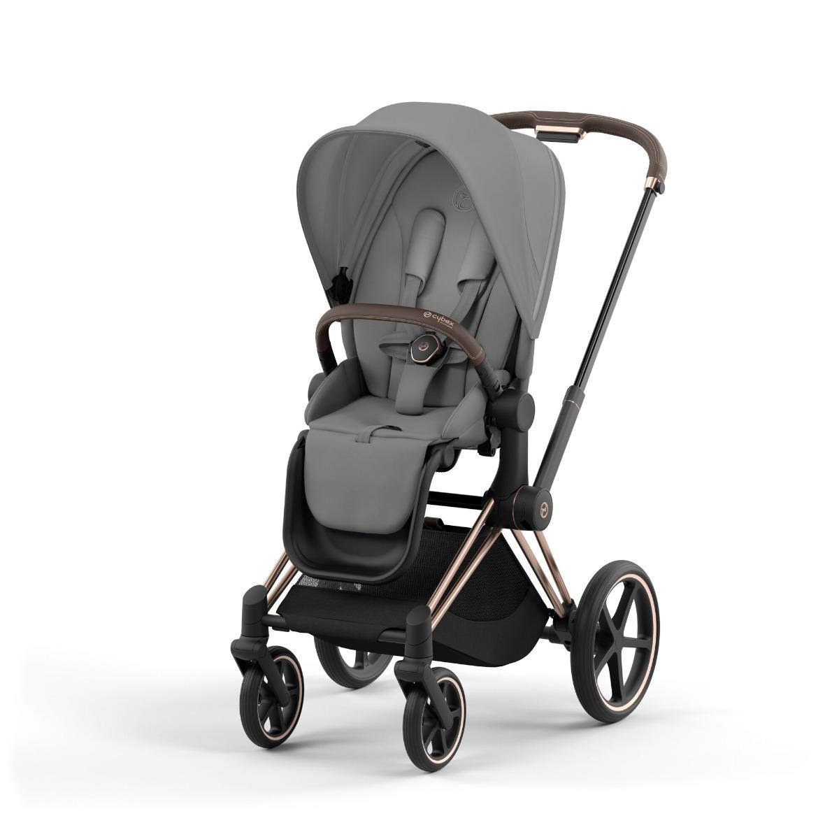 Cybex Priam 4 Mirage Grey - Chrome Brown