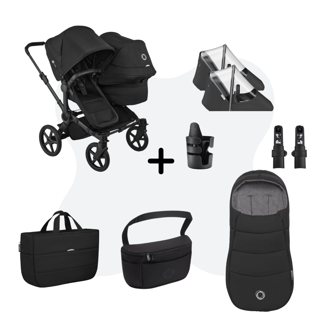Bugaboo Donkey 6 Duo Essential Bundel Heritage Black