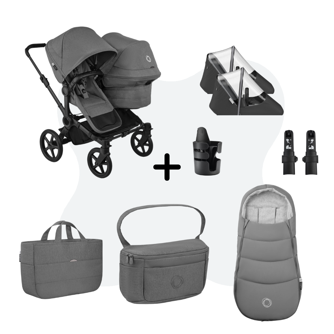 Bugaboo Donkey 6 Duo Essential Bundel Moon Grey