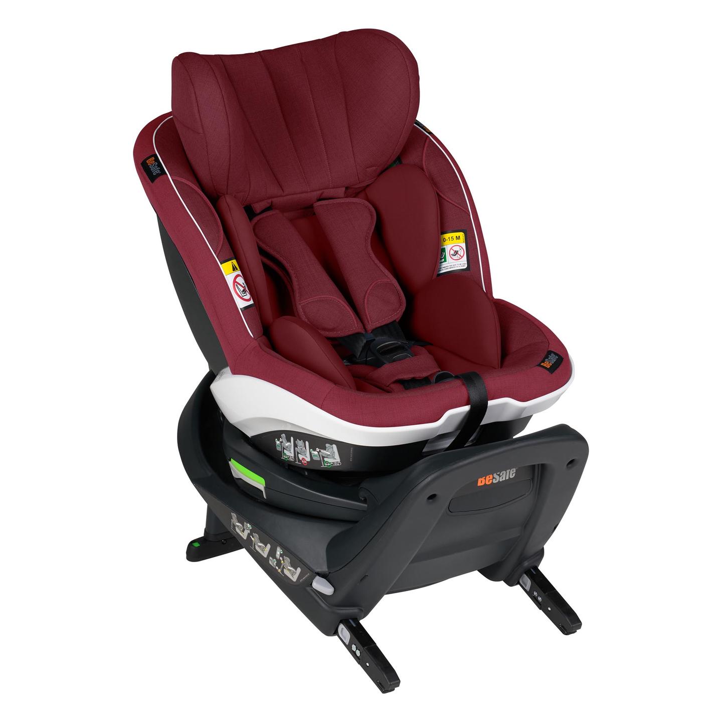 BeSafe Izi Turn i-Size burgundy melange
