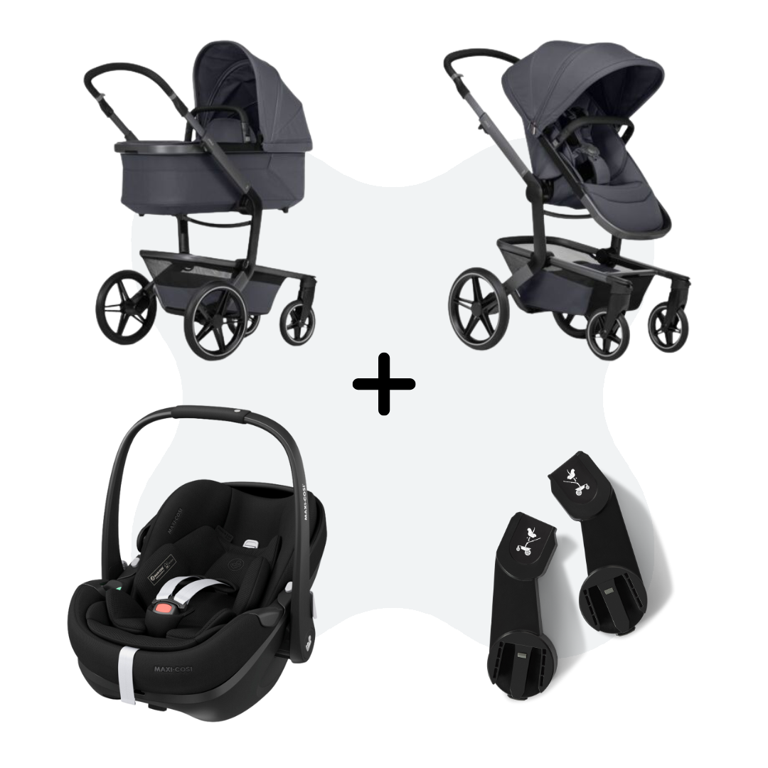 Joolz Day 5 Stone Grey 3-in-1 Travelsystem Pebble 360 Pro2
