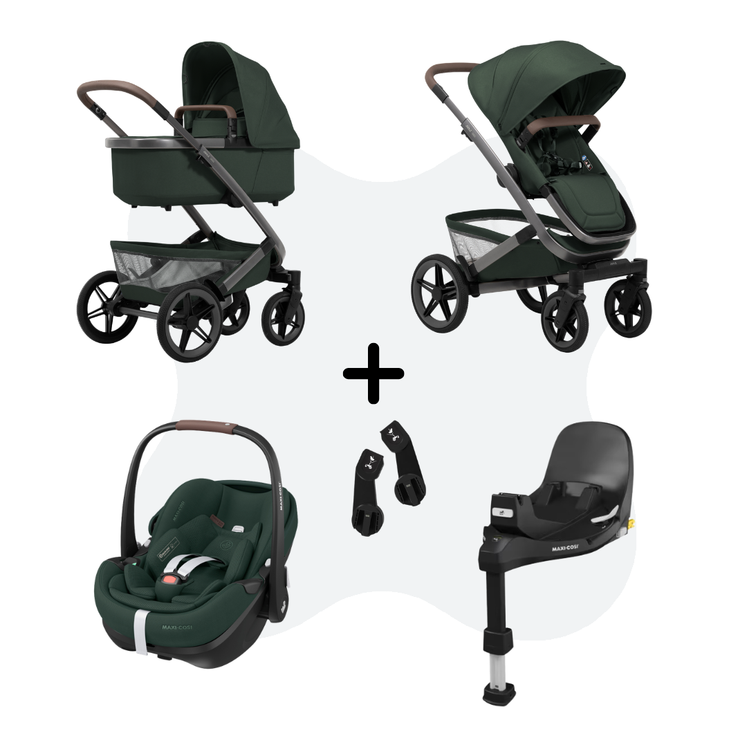 Joolz Geo 5 Forest Green 4-in-1 Travelsystem Pebble 360