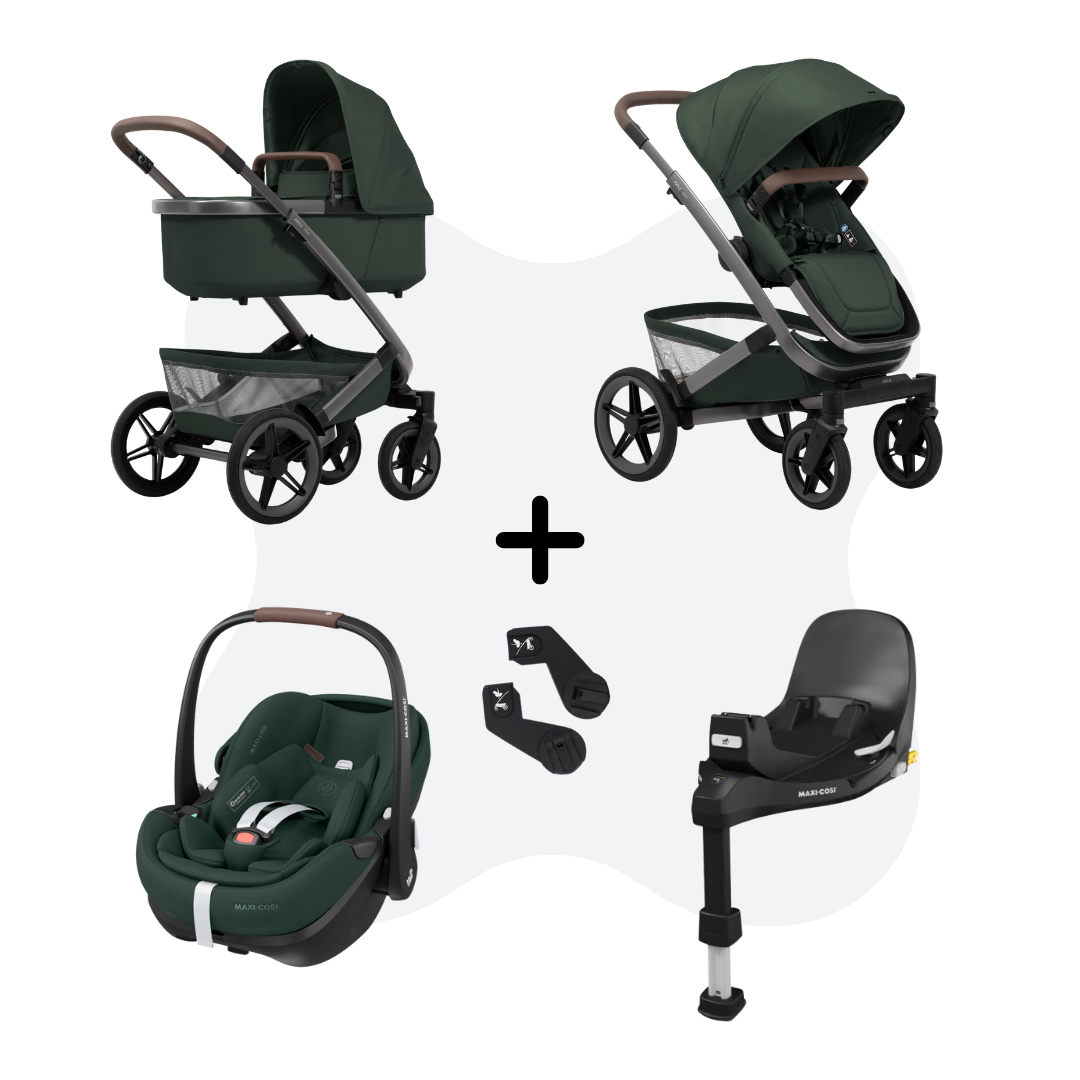 Joolz Geo 5 Forest Green 4-in-1 Travelsystem Pebble 360
