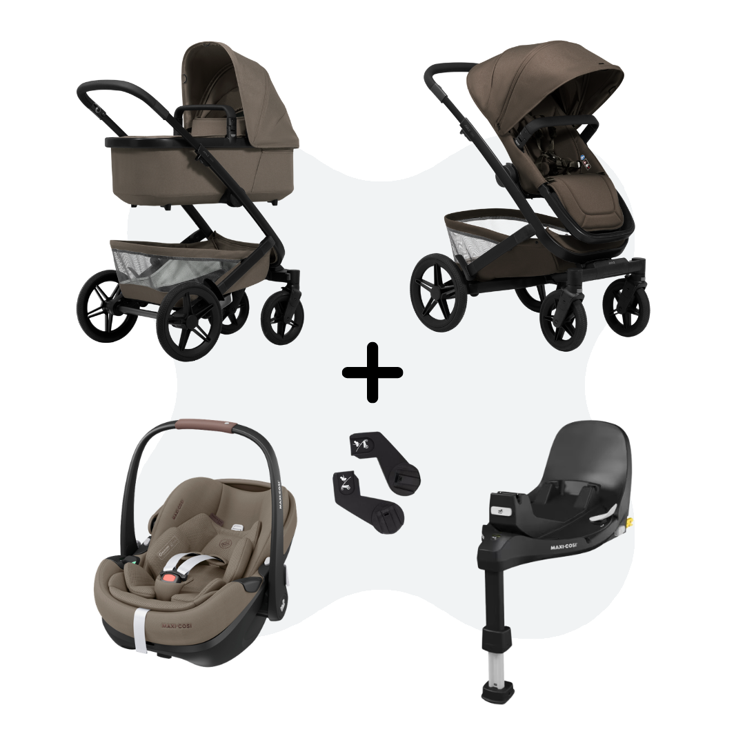Joolz Geo 5 Hazel Brown 4-in-1 Travelsystem Pebble 360
