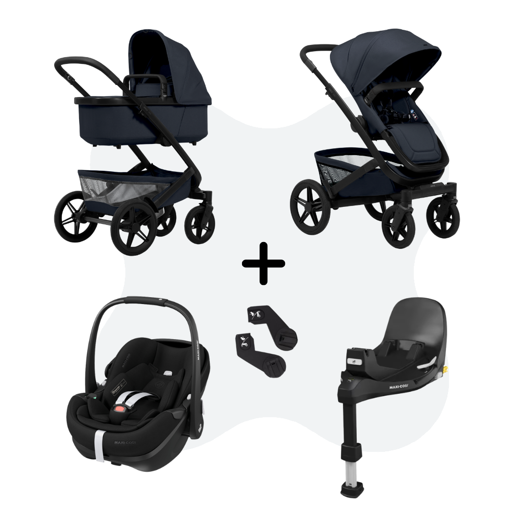 Joolz Geo 5 Navy Blue 4-in-1 Travelsystem Pebble 360