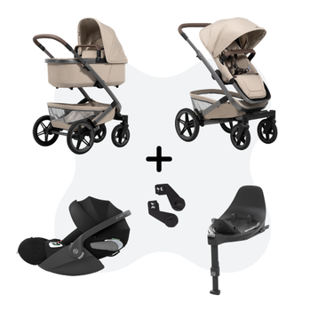 Joolz Geo 5 Sandy Taupe 4-in-1 Travelsystem Cloud T