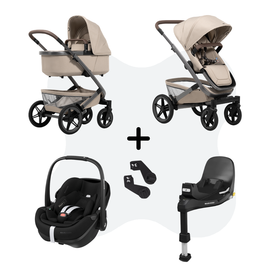 Joolz Geo 5 Sandy Taupe 4-in-1 Travelsystem Pebble 360