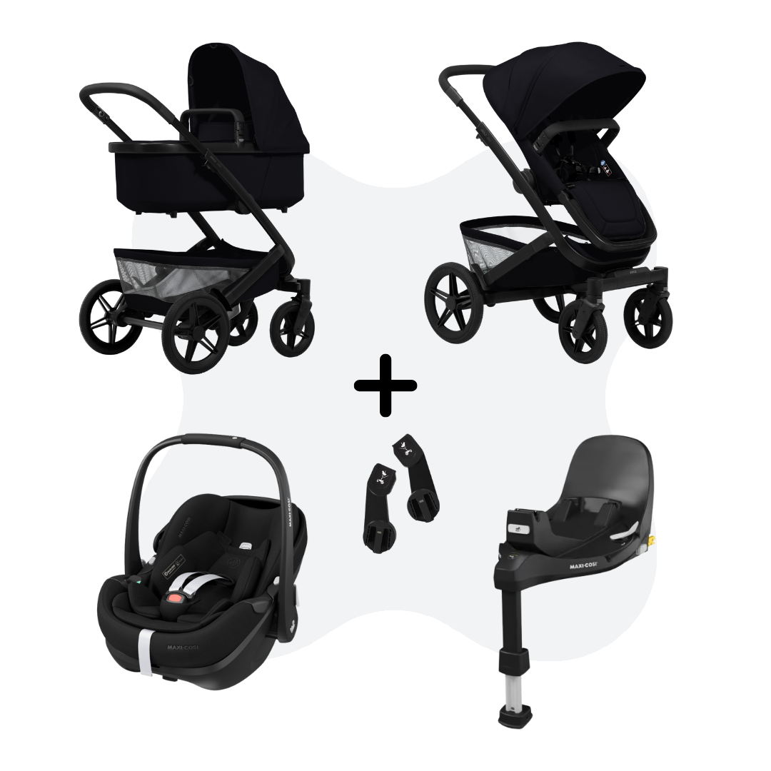 Joolz Geo 5 Space Black 4-in-1 Travelsystem Pebble 360