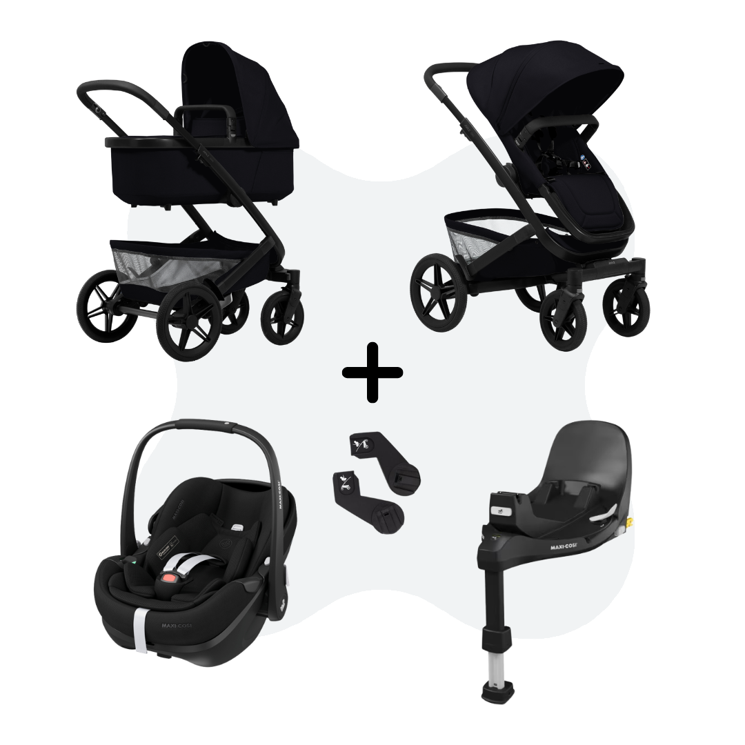 Joolz Geo 5 Space Black 4-in-1 Travelsystem Pebble 360
