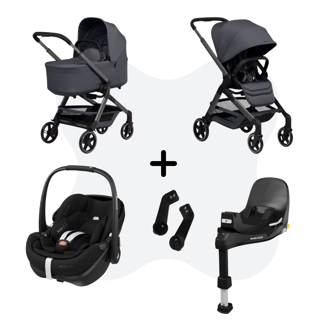 Joolz Hub 2 Stone Grey 4-in-1 Travelsystem Pebble 360 Pro 2