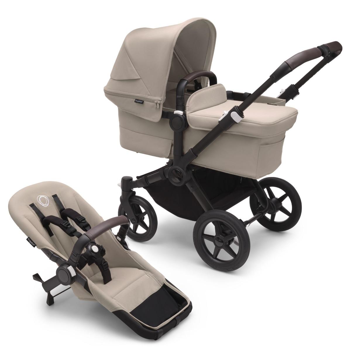 Bugaboo Donkey Mono Black Desert Taupe 4-in-1 Travelsystem Cloud T