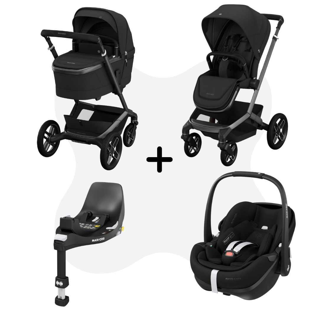 Maxi-Cosi Fame V2 4-in-1 Travelsystem Twillic Black - Pebble Pro 2