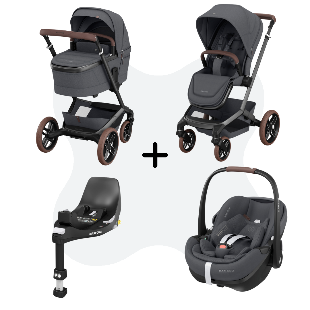 Maxi-Cosi Fame V2 4-in-1 Travelsystem Twillic Graphite - Pebble Pro 2