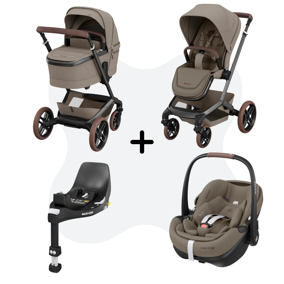 Maxi-Cosi Fame V2 4-in-1 Travelsystem Twillic Truffle - Pebble Pro 2
