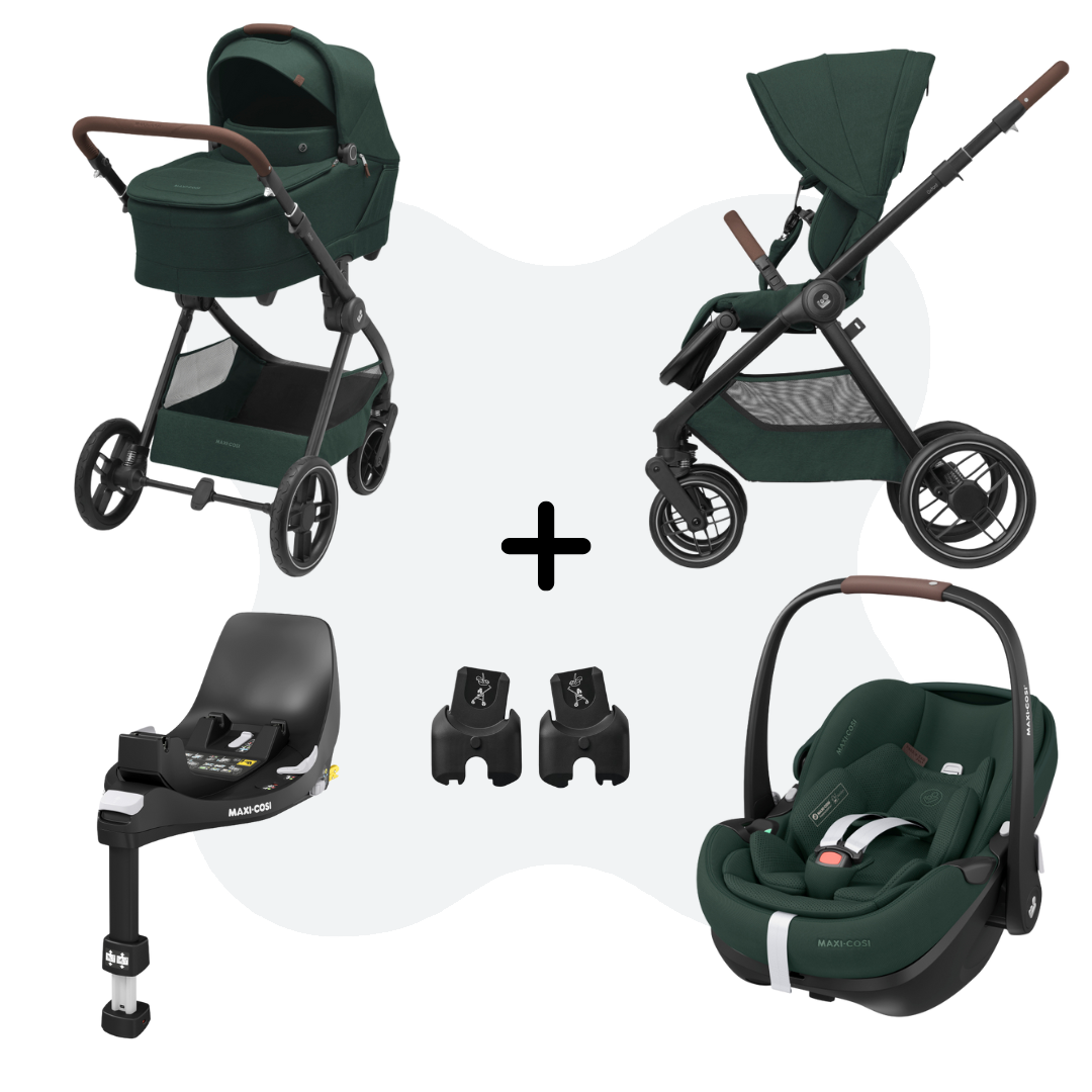 Maxi-Cosi Oxford Plus 4-in-1 Travelsystem Twillic Green - Pebble Pro 2