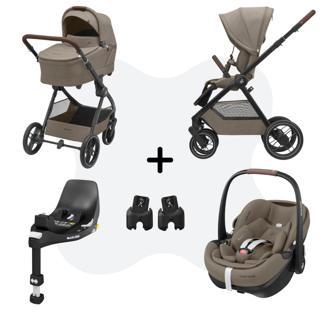 Maxi-Cosi Oxford Plus 4-in-1 Travelsystem Twillic Truffle - Pebble Pro 2