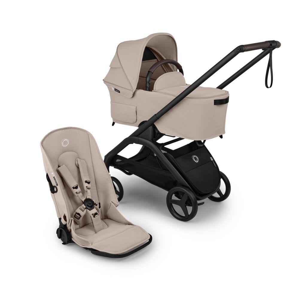 Bugaboo Dragonfly Plus Complete Black - Desert Taupe