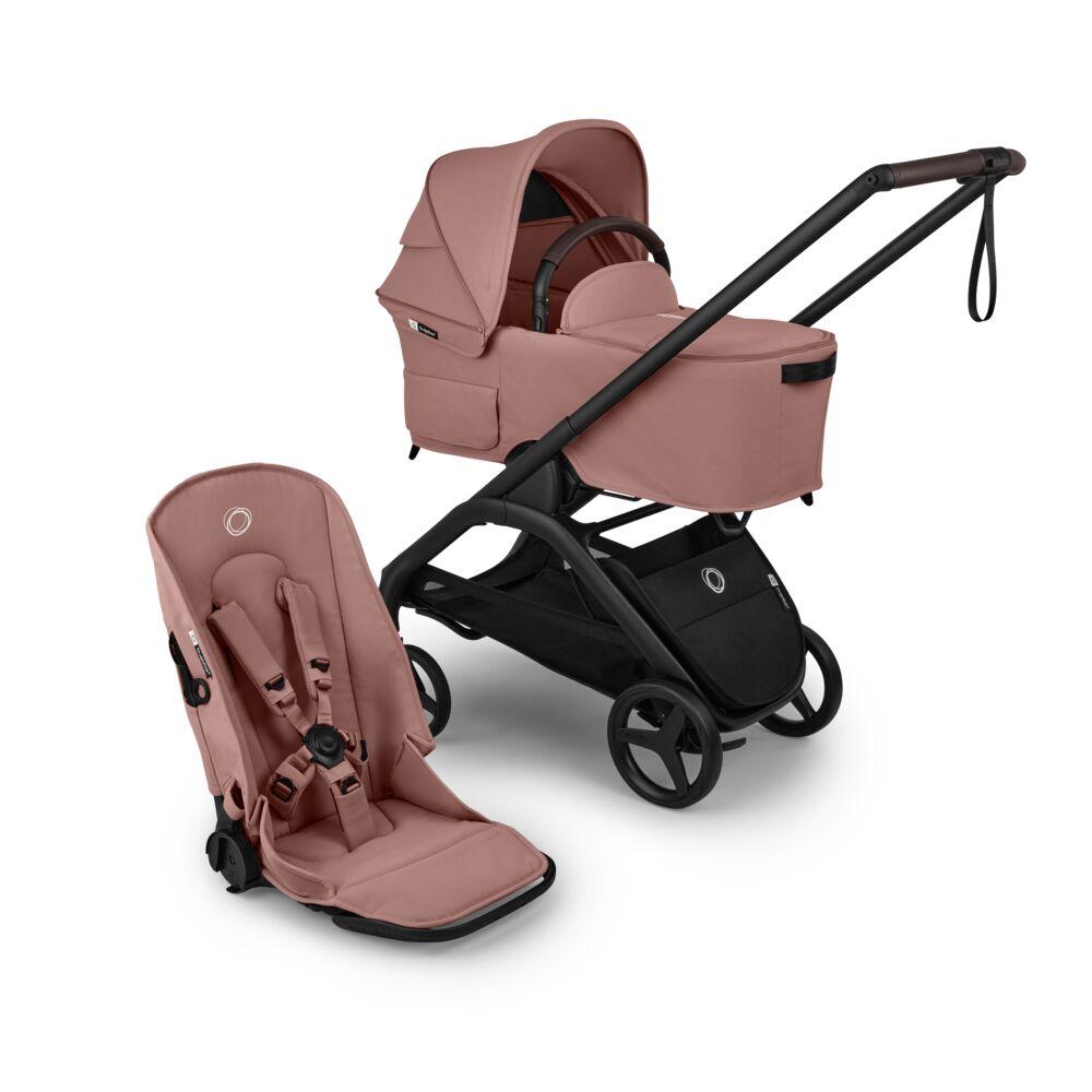 Bugaboo Dragonfly Plus Complete Black - Dusty Pink