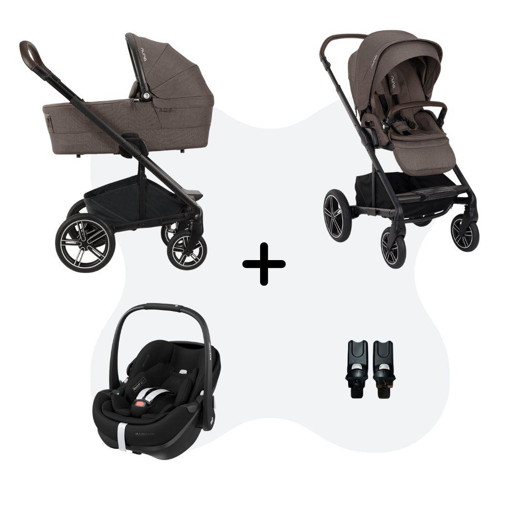 Nuna Mixx Next Chestnut Travelsystem 3in1 Pebble 360 Pro 2