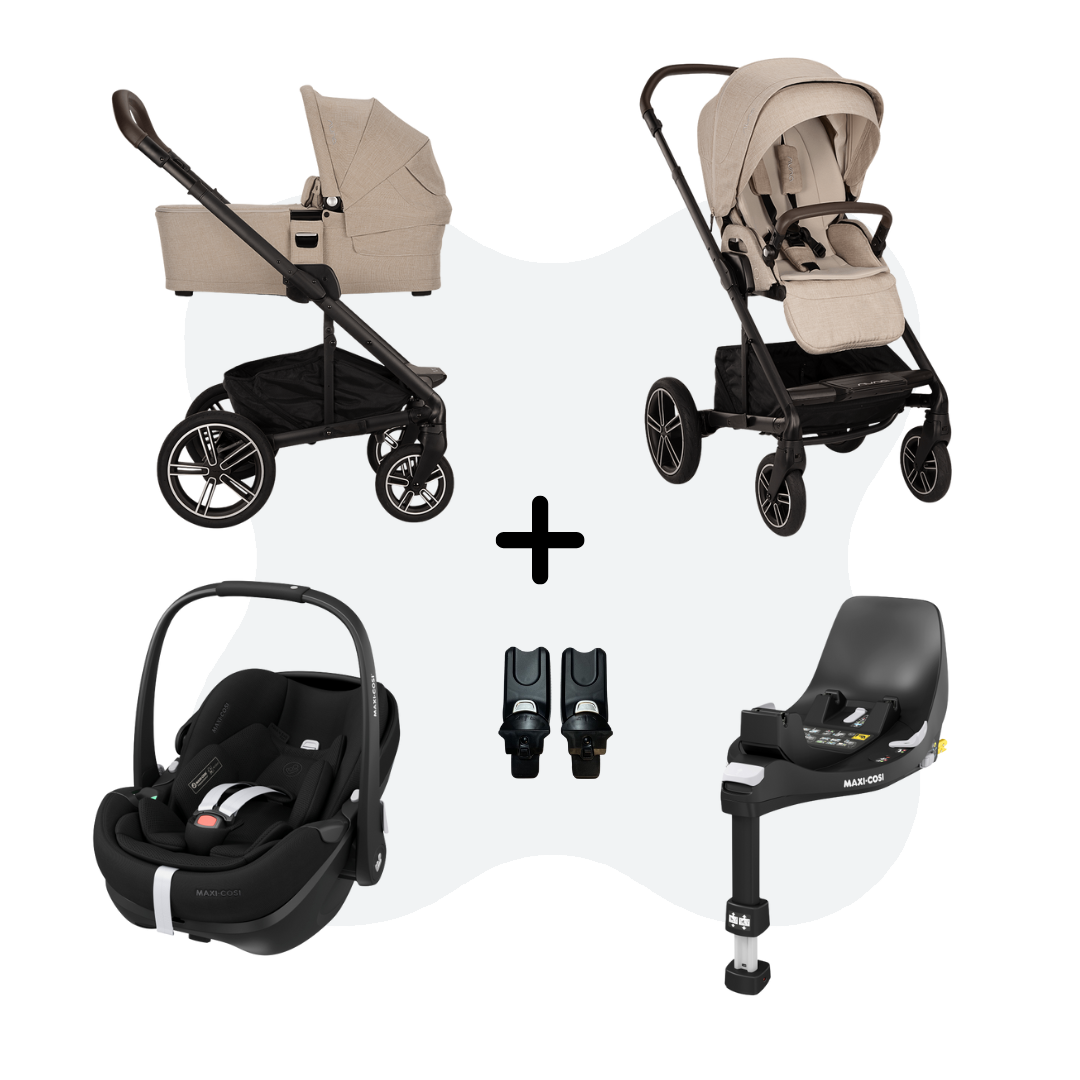 Nuna Mixx Next Biscotti Travelsystem 4in1 Pebble 360 Pro 2