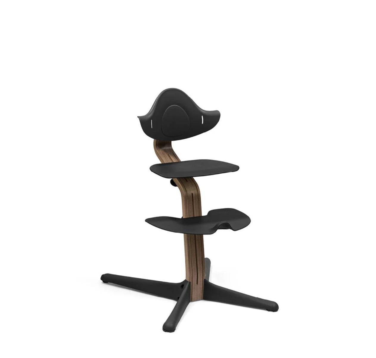 Stokke Nomi Stoel Walnut Black