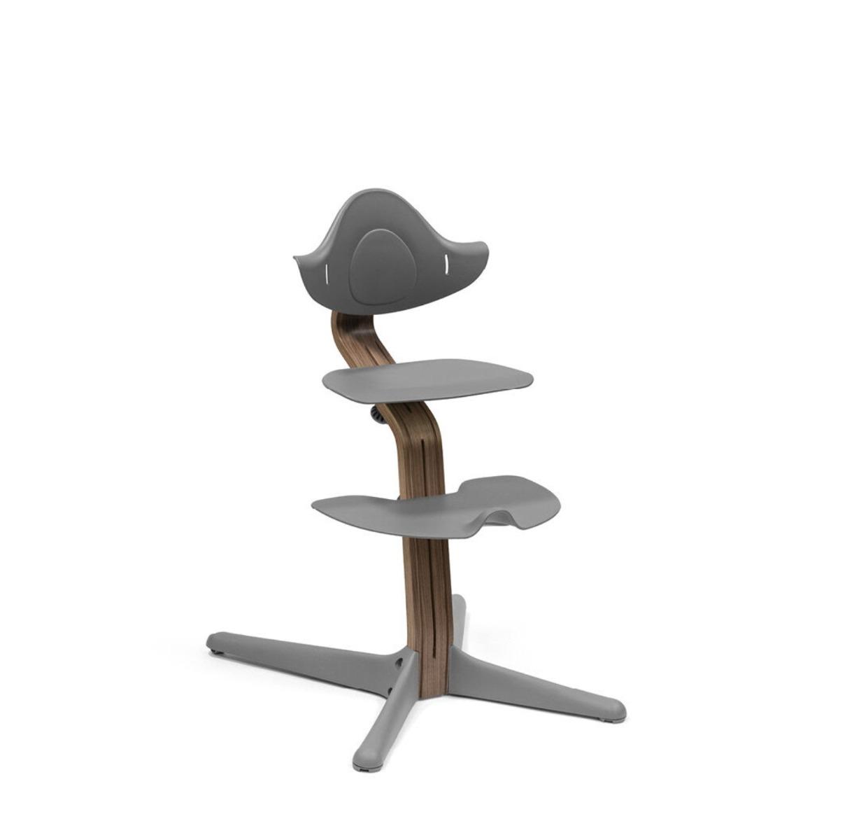 Stokke Nomi Stoel Walnut Grey