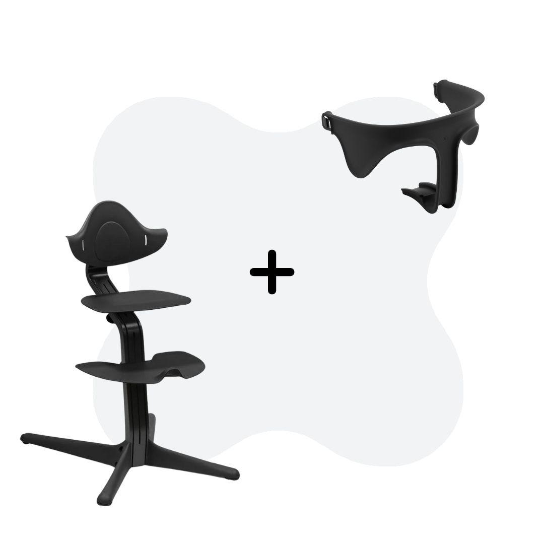 Stokke Nomi Chair Black With Baby Set