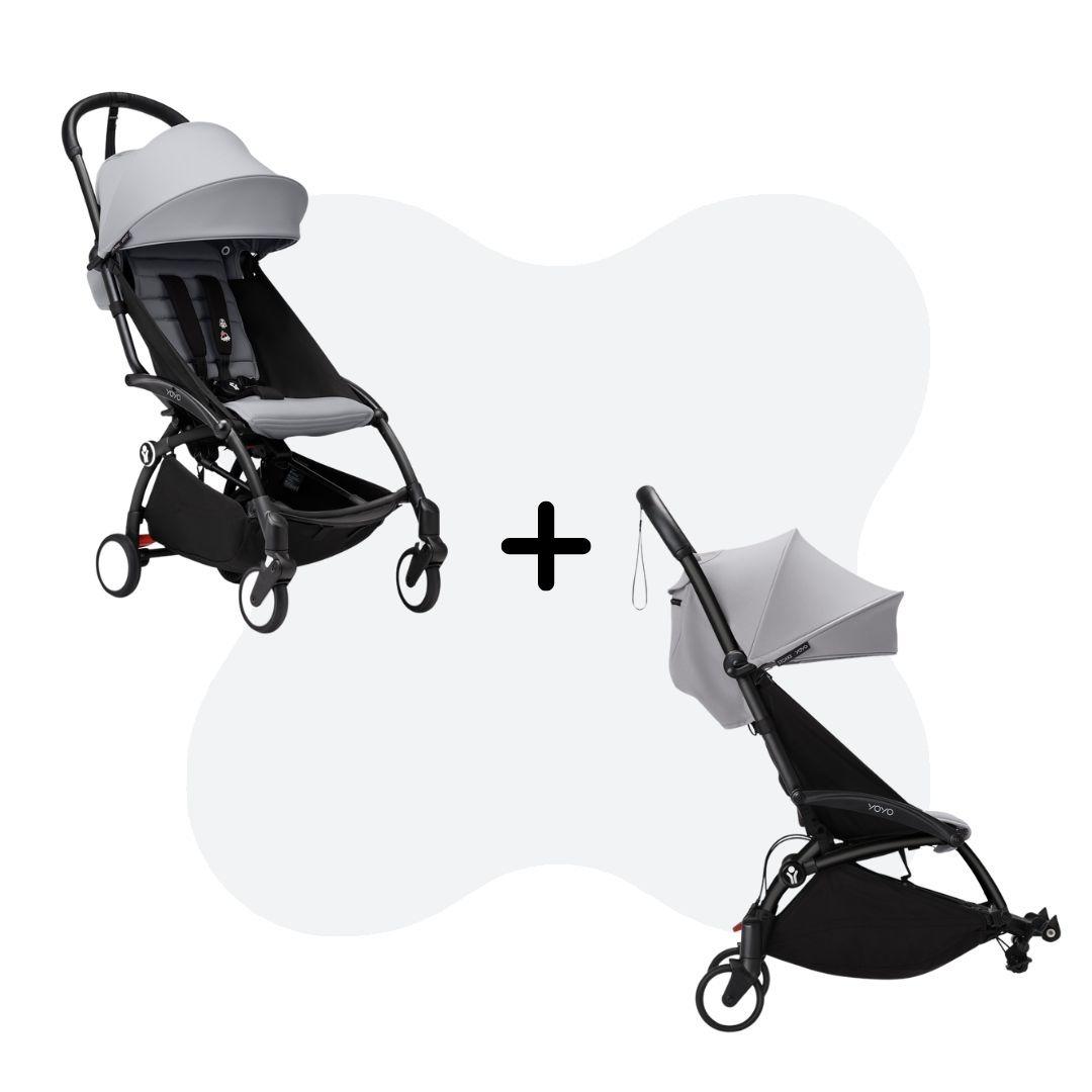 Stokke Yoyo Duo Stroller Bundle Stone